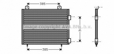 AVA QUALITY COOLING au5141 -  Конденсатор, кондиционер